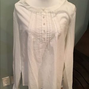 NWOT Vineyard Vines large white blouse